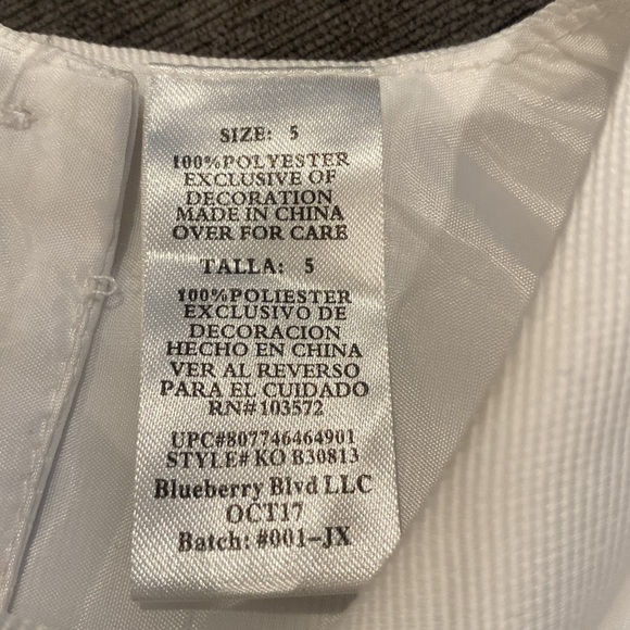 Girls Floral Print Party Dress by Blueberi Boulevard - Size 5 - MINT CONDITION! - Picture 6 of 6